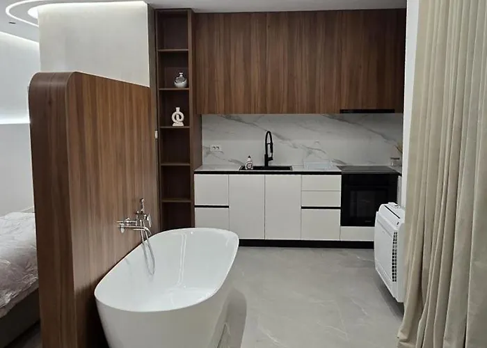 Daire Stay-five Brand New 2 Modern In Center - Self Check-in Tiran