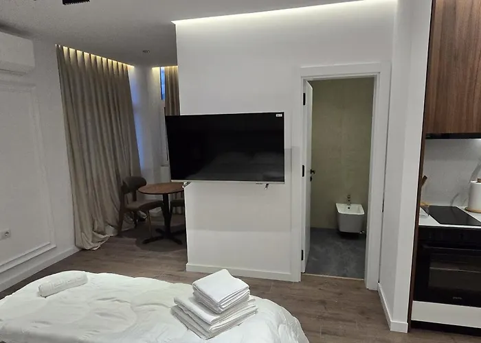 Daire Stay-five Brand New 2 Modern In Center - Self Check-in Tiran